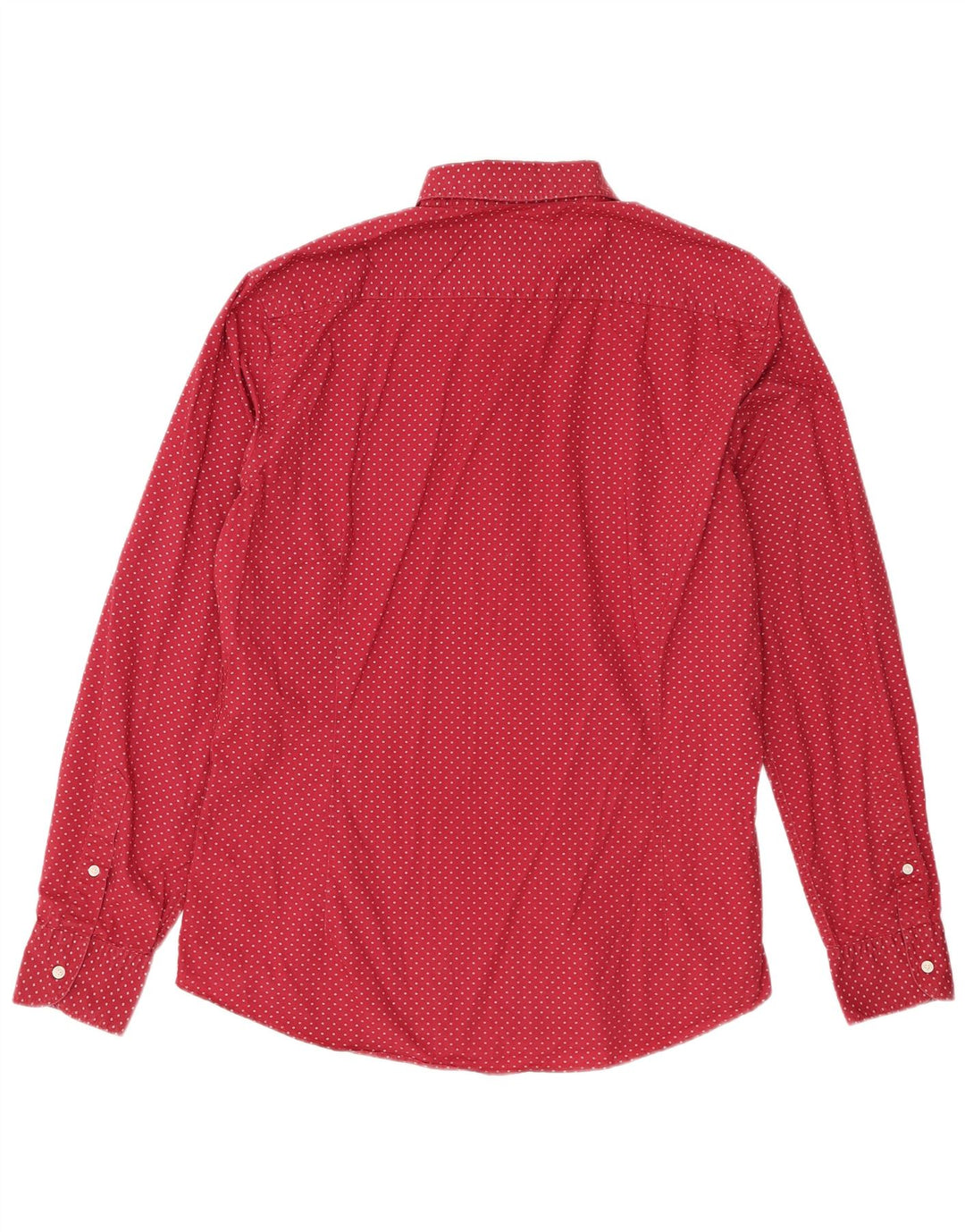 Cămașă Massimo Dutti pentru bărbați, mare Burgundy pete