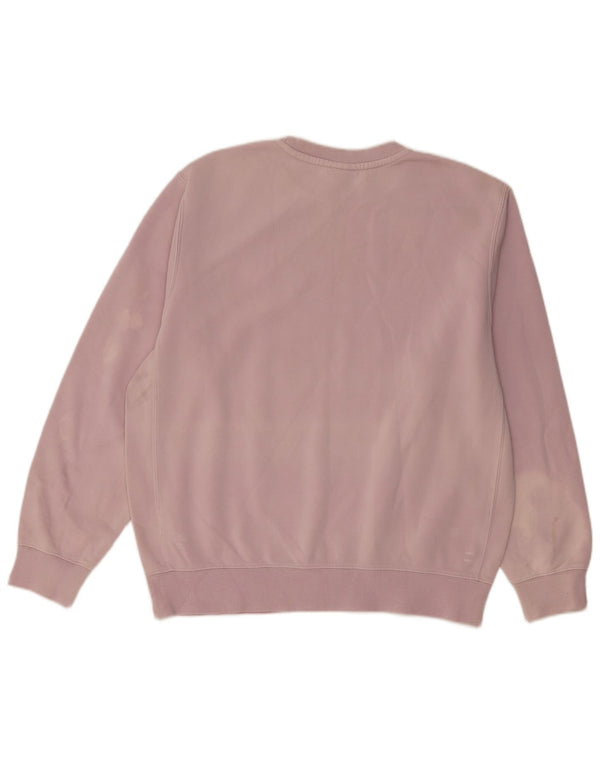 Pulover supradimensionat pentru femei NIKE UK 14 bumbac violet mediu