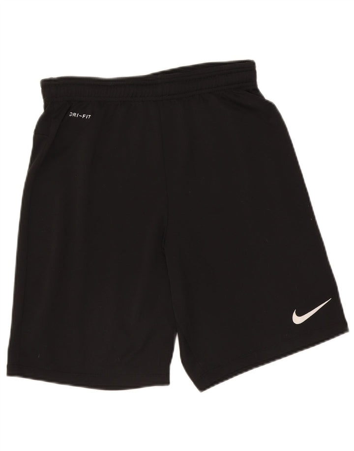 Pantaloni scurți sport Nike Dri Fit pentru bărbați, poliester mediu negru