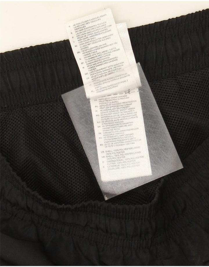 Pantaloni de trening pentru bărbați Adidas Pantaloni de jogging, mari, negru, poliester color bloc