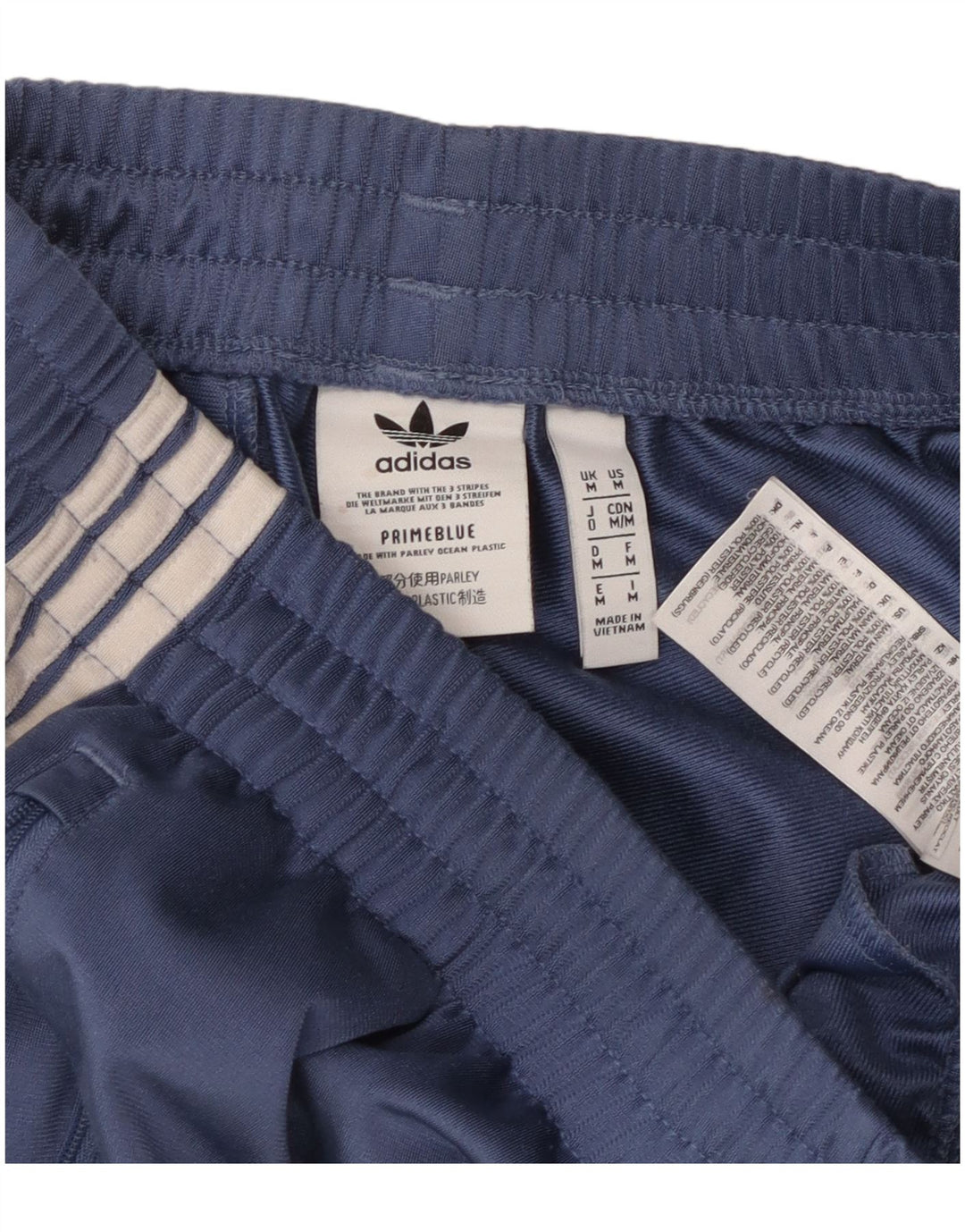 Pantaloni de trening Adidas pentru bărbați, poliester mediu albastru bleumarin