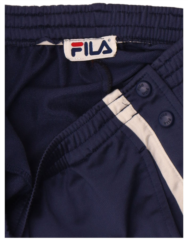 Pantaloni de trening Fila pentru bărbați, mari bleumarin