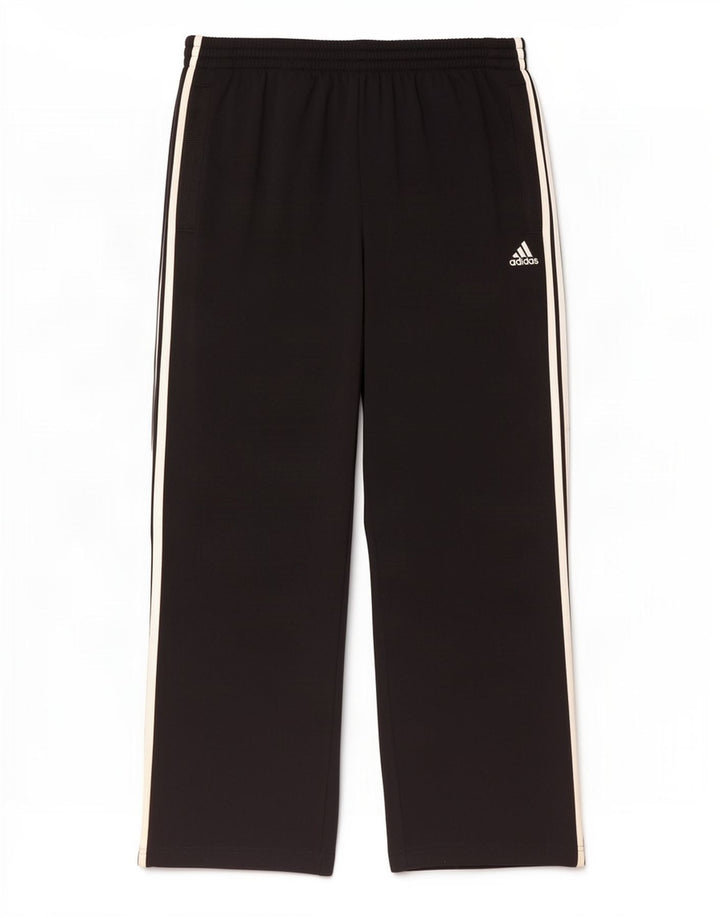 Pantaloni de trening Adidas pentru bărbați, poliester negru mic