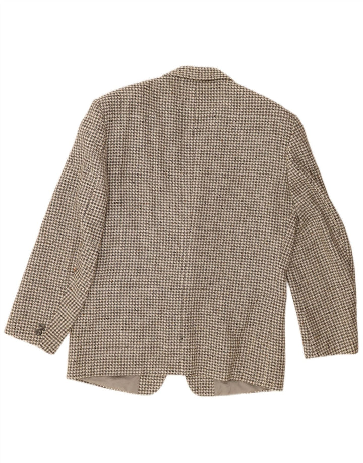 Jachetă blazer pentru bărbați Division Vogue, cu 2 nasturi, UK 38 Medium Gri Houndstooth