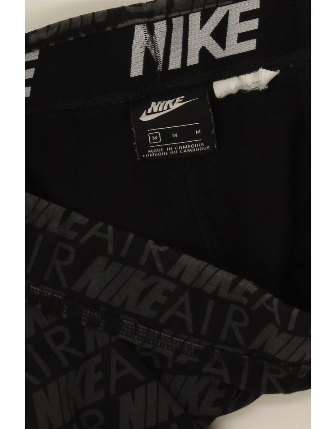 Leggings grafic Nike pentru femei UK 12 Gri mediu