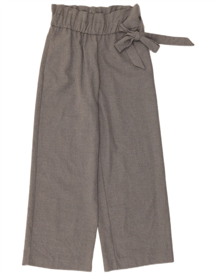 Pantaloni tăiați pentru femei Zara Mici L26 L24 Gri Poliester