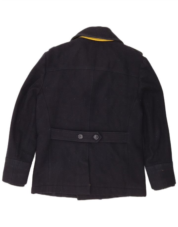 Palton pentru bărbați Superdry UK 38 Medium Bluemarin Lână