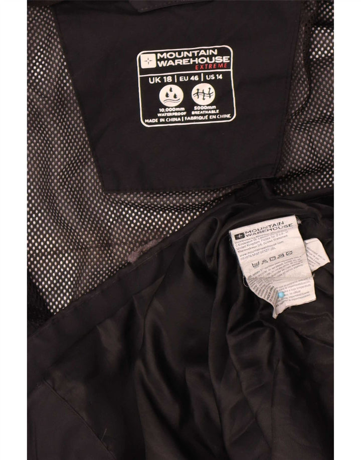 Jachetă de ploaie supradimensionată pentru femei Mountain Warehouse, UK 18 XL, neagră