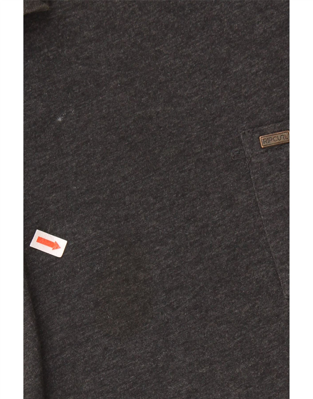 RIP CURL Tricou cu ajustare standard pentru bărbați Top mare din bumbac gri