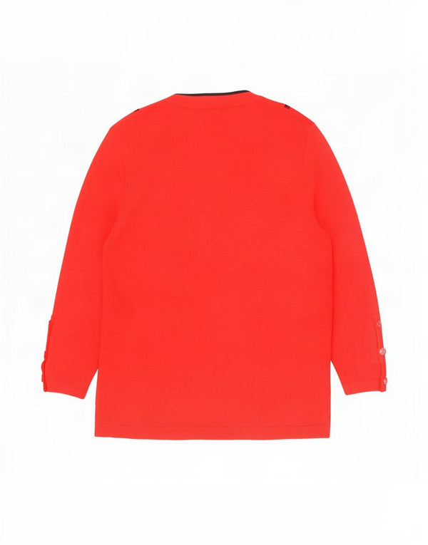 Pulover Cardigan Vintage pentru femei UK 16 Large Red