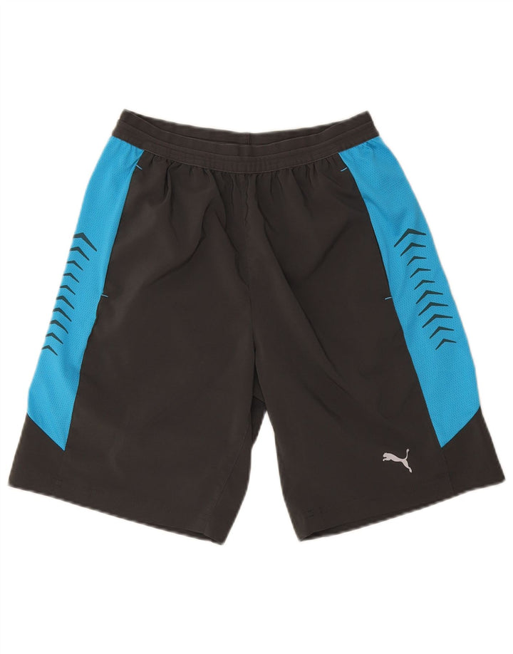 Pantaloni scurți Puma Graphic Sport pentru bărbați, mici, gri Colorblock