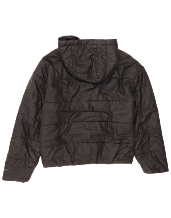 Jachetă supradimensionată cu glugă Nike Therma-Fit pentru femei UK 6 XS Negru
