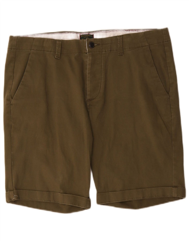 Pantaloni scurți chino Jack & Jones pentru bărbați, mari W36, bumbac kaki