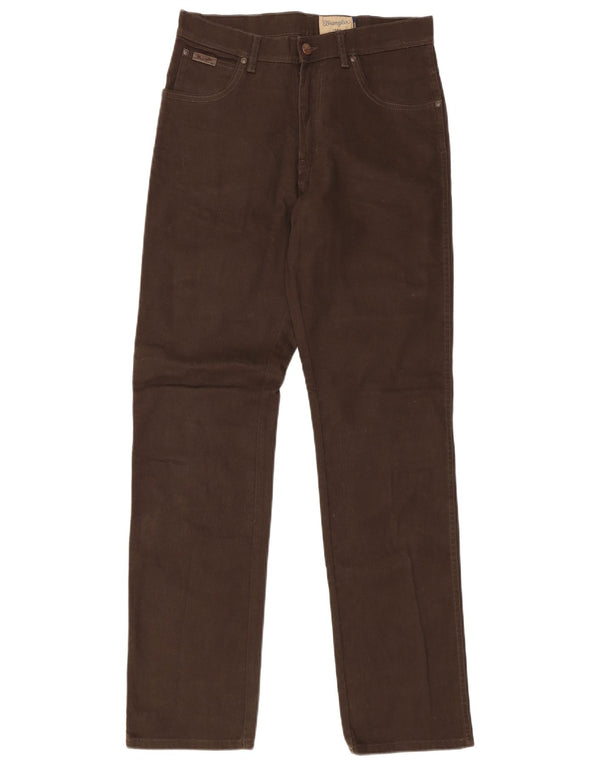 Blugi drepti Wrangler pentru bărbați Texas Stretch W32 L34 bumbac maro
