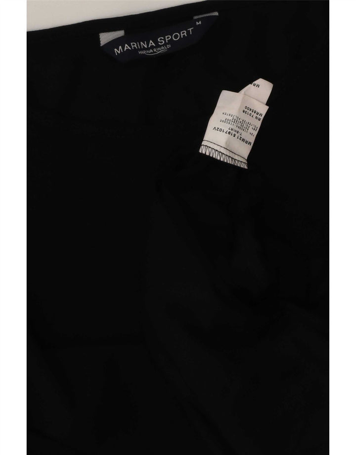 Marina Rinaldi Top pentru femei cu mâneci 3/4 UK 14 Medium Black Viscose
