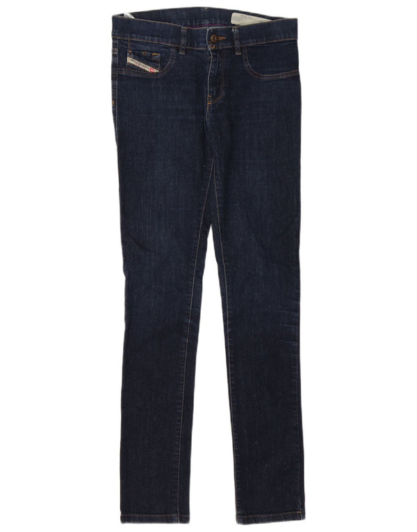 Jeans jegging super subțiri Livier pentru femei Diesel cu talie joasă W28 L31 bleumarin