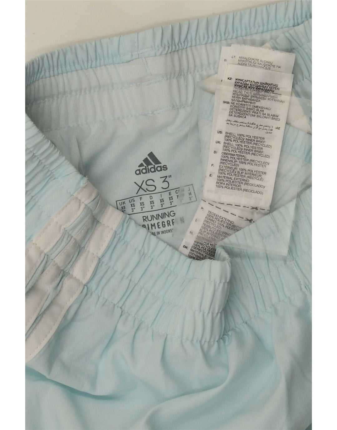 Pantaloni scurți sport pentru femei Primegreen Adidas XS poliester albastru