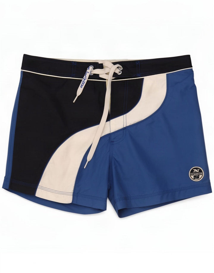 Sort de înot pentru bărbați North Sails Mic, albastru, nailon color block