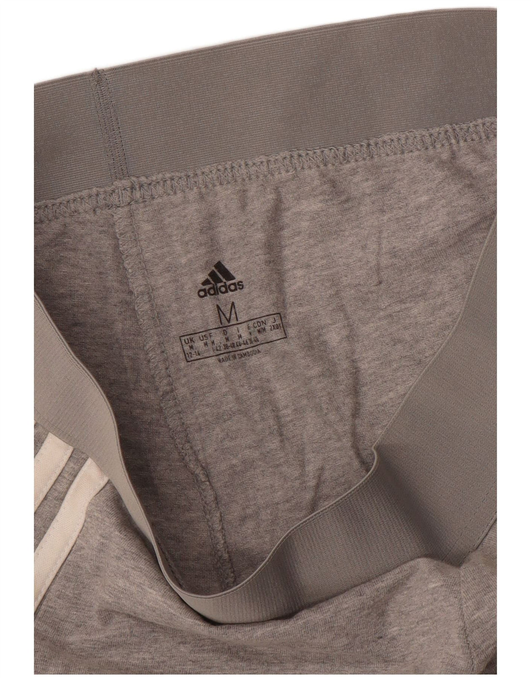 Leggings pentru femei Adidas UK 12/14 Gri mediu