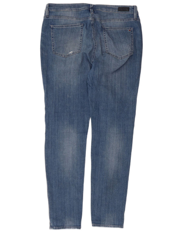Blugi subțiri, învechiți, pentru femei, Tommy Hilfiger, L30 L30, bumbac albastru