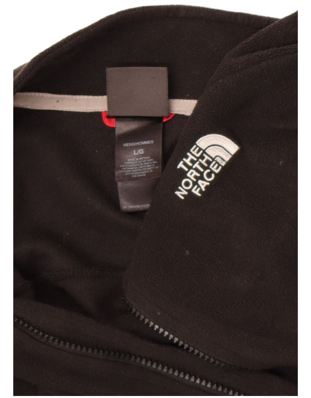 The North Face Mens Liner Fleece Jacket UK 40 Large Black Poliester
