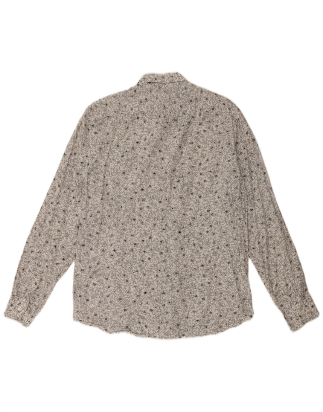 Cămașă pentru bărbați TED BAKER Mărimea 3 Bumbac Floral Alb Mediu