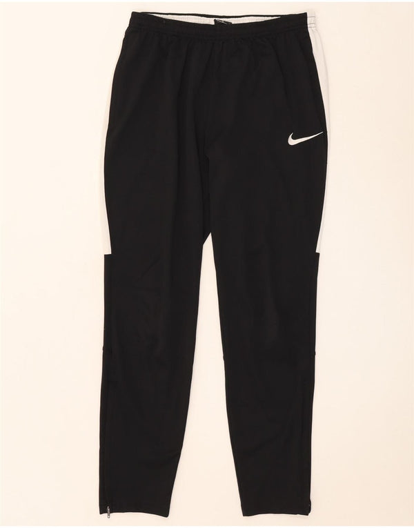 Pantaloni de trening Nike Dri Fit pentru bărbați, negru mediu, poliester bloc de culoare