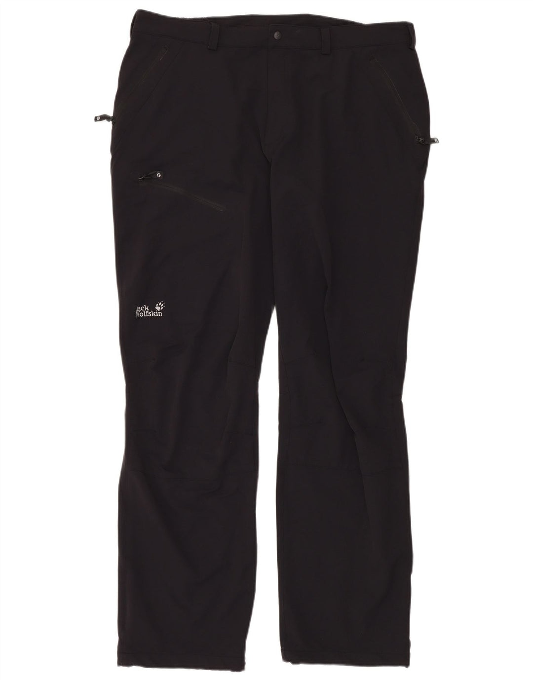 Jack Wolfskin Pantaloni cargo pentru bărbați UK 48 2XL W40 L34 Poliamidă neagră
