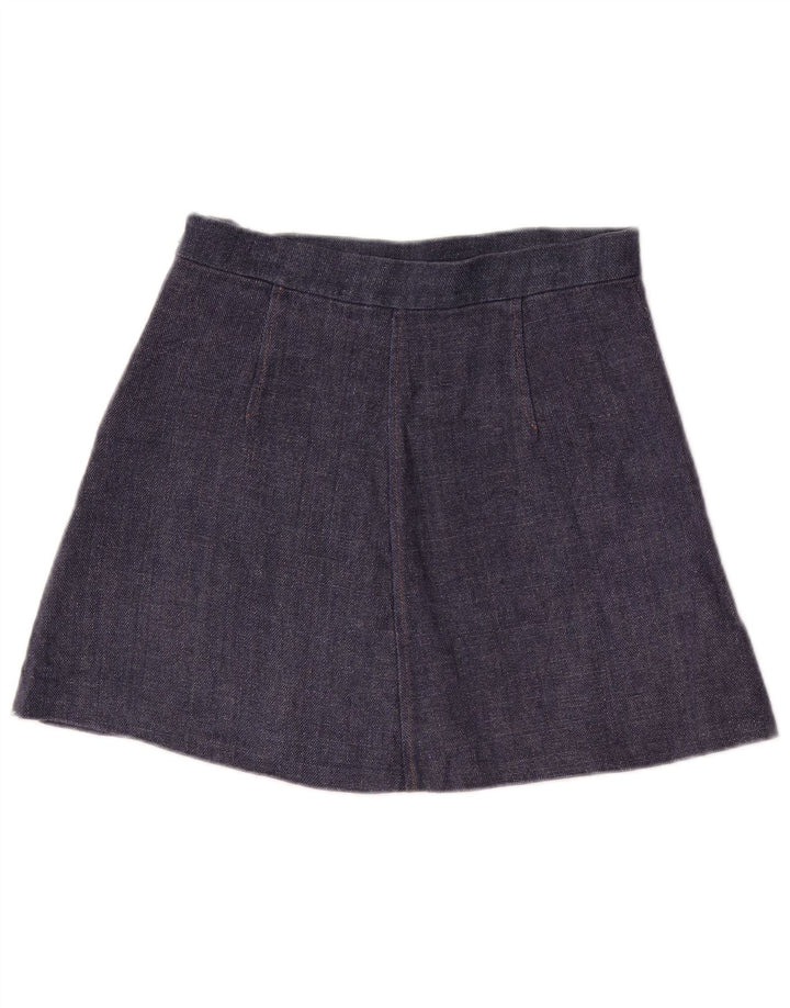 Fusta Mini Zara Femei Medium W28 Albastru