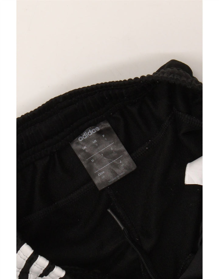Pantaloni de trening Adidas pentru femei UK 10 Poliester negru mic