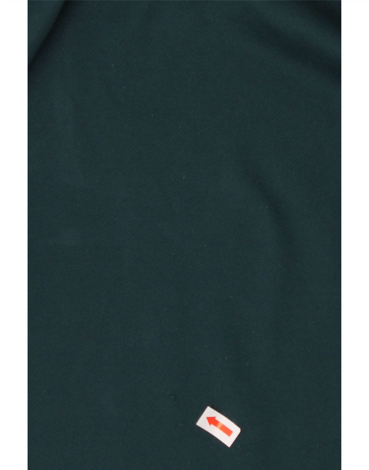 REEBOK Mens T-Shirt Top Large Green Colourblock Polyester Vintage Reebok and Second-Hand Reebok from Messina Hembry 