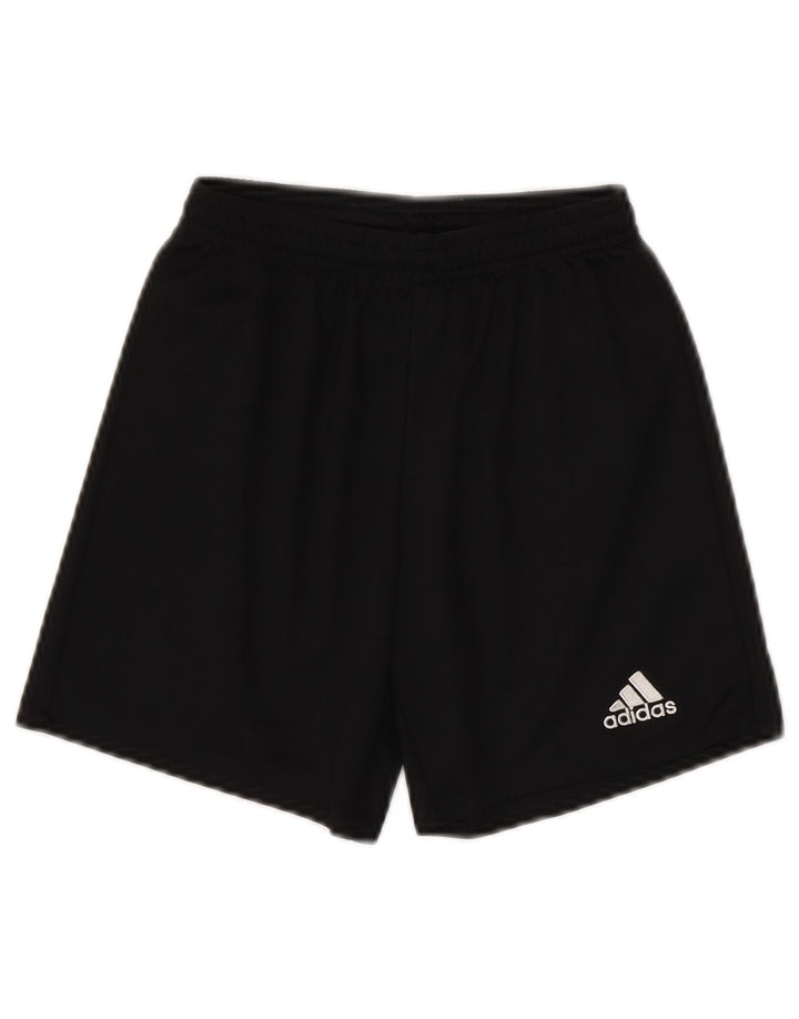 Pantaloni scurți sport Climalite ADIDAS 9-10 ani poliester negru