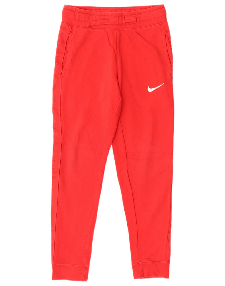 Nike Boys Swoosh Graphic Trening Pantaloni Joggeri 8-9 Ani Mic Roșu