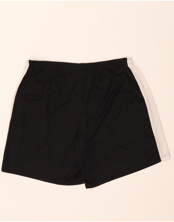 Pantaloni scurți sport NIKE Dri Fit Slim Fit 2XL, negru, poliester color bloc