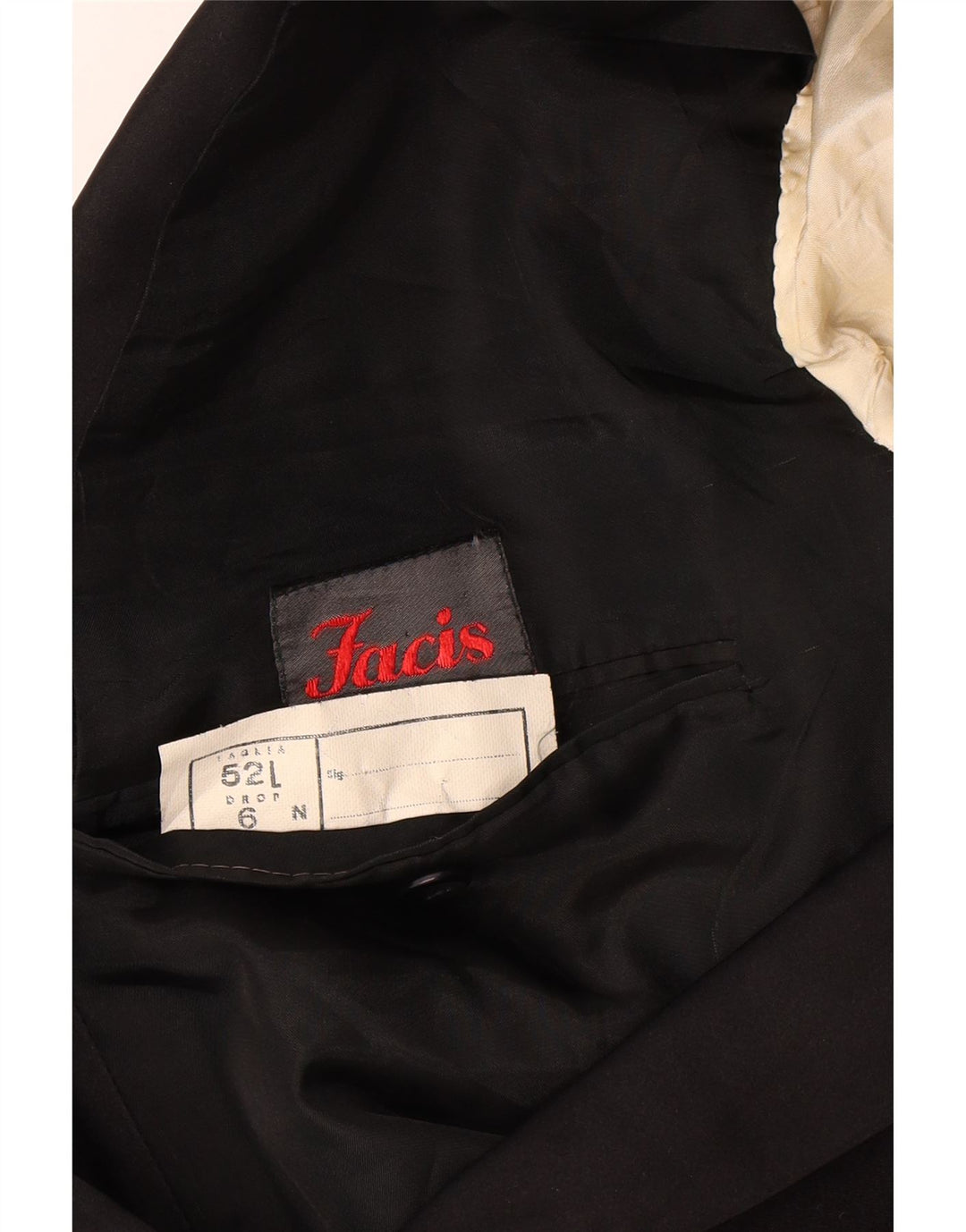 Jachetă pentru bărbați Facis 1 Button Blazer IT 52 XL Negru