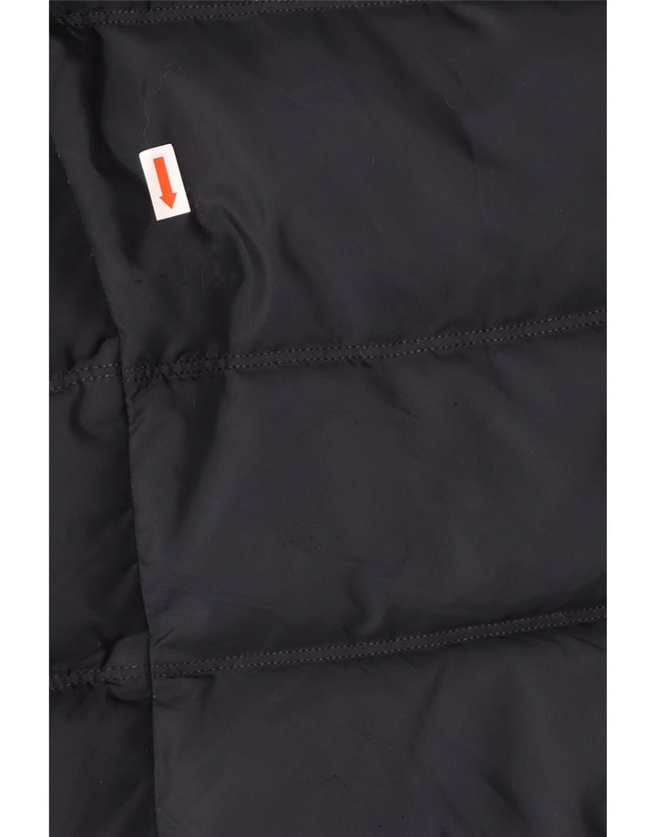 TOMMY HILFIGER Palton căptușit cu glugă pentru femei UK 10 Poliester bleumarin mic