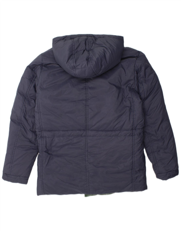 Jachetă căptușită reversibilă cu glugă pentru bărbați CMP IT 50 mare bleumarin