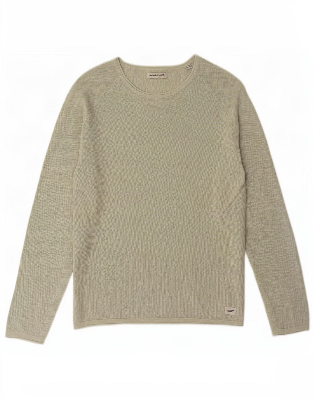 Pulover Jack & Jones pentru bărbați, bumbac verde mediu