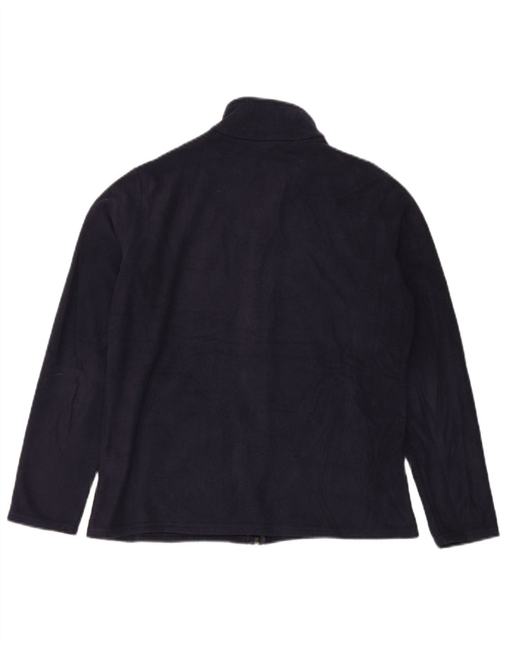 Jachetă fleece pentru femei Marks & Spencer UK 14 mare poliester bleumarin