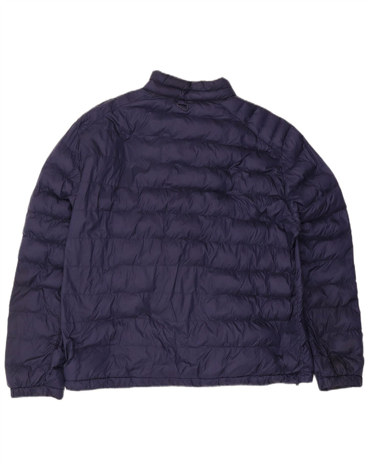 Jachetă căptușită pentru bărbați Zara UK 44 2XL Bleumarin Poliester