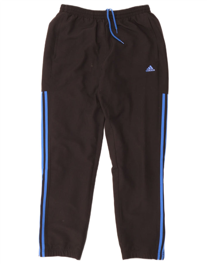 Pantaloni de trening Adidas pentru bărbați Joggeri poliester mediu negru
