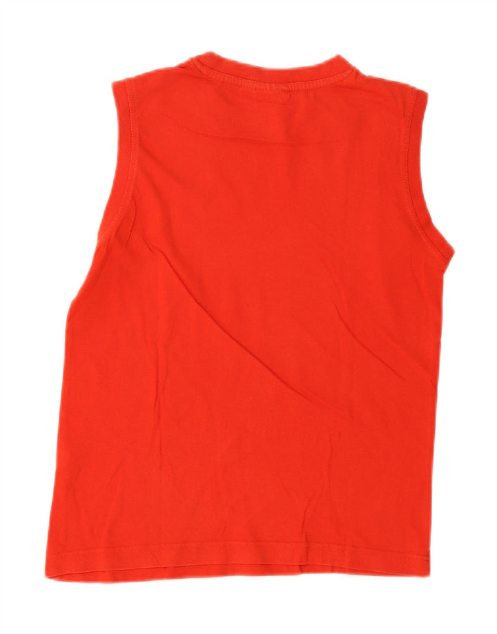 Puma Boys Graphic Vest Top 11-12 Ani Bumbac Roșu