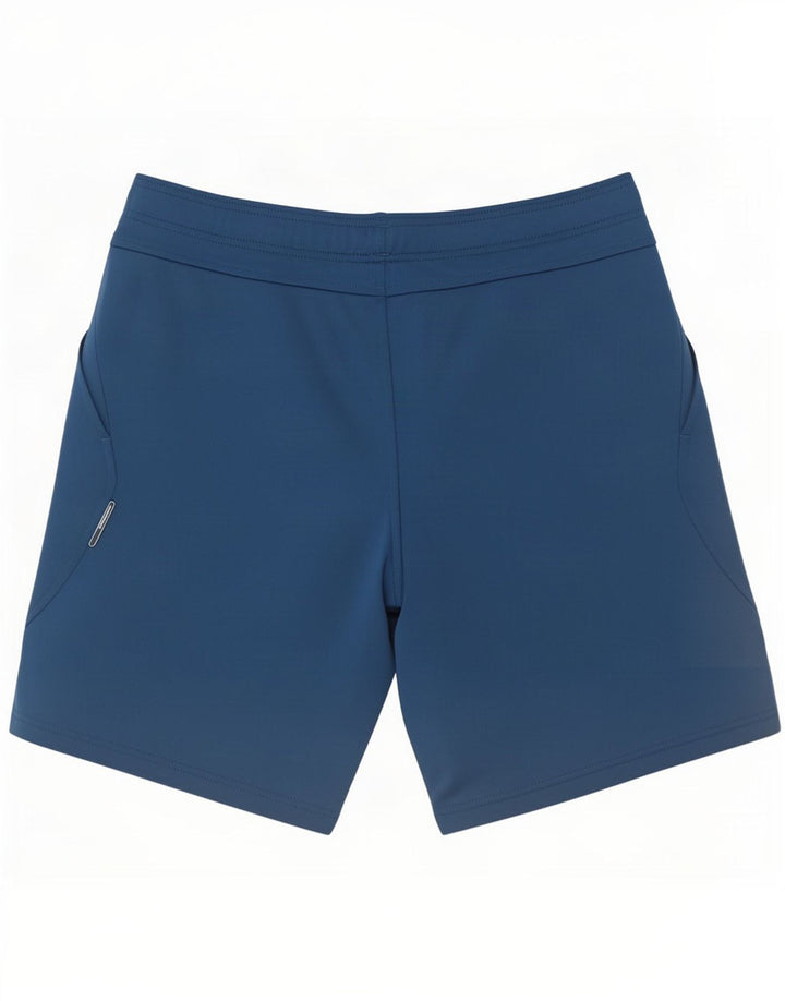 Pantaloni scurti sport grafic Reebok pentru bărbați, poliester mici, albastru