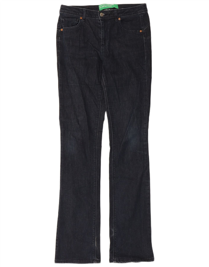 Blugi Benetton pentru femei Bootcut W30 L34 bleumarin