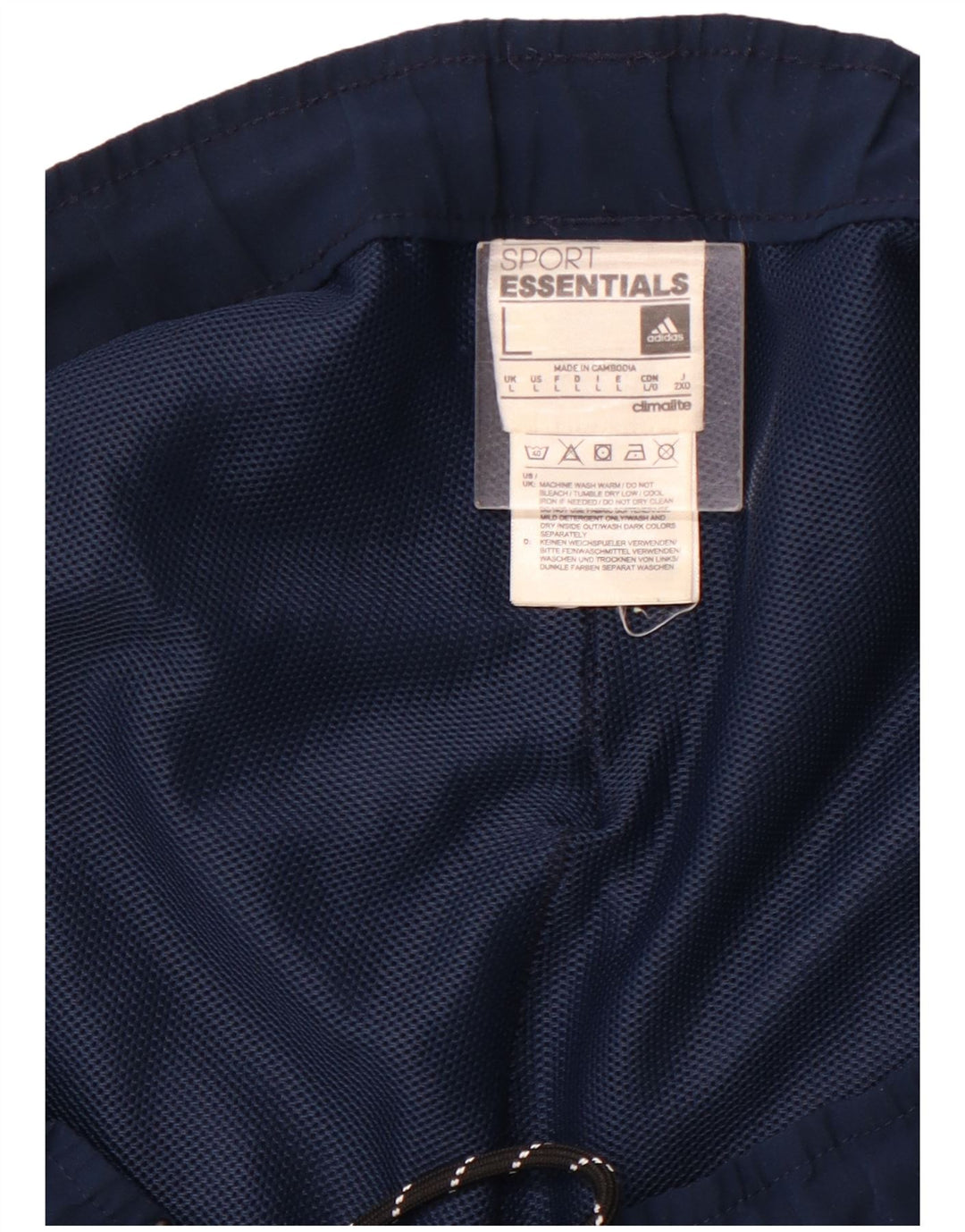 Pantaloni scurți sport Climalite ADIDAS pentru bărbați, poliester mari bleumarin