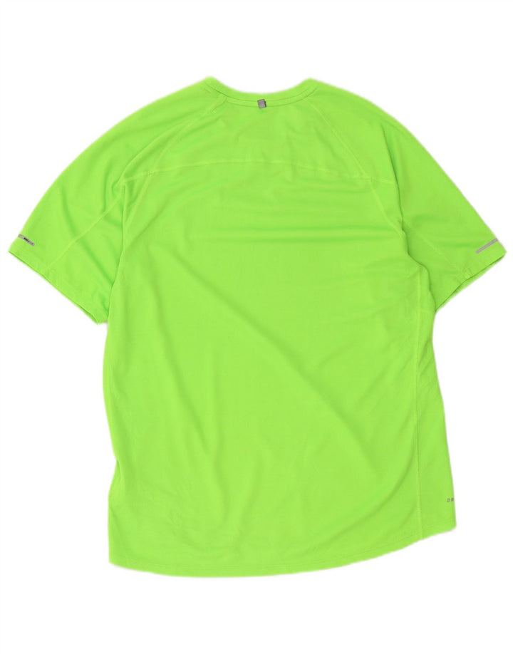Tricou Nike Dri Fit pentru bărbați Top mare din poliester verde