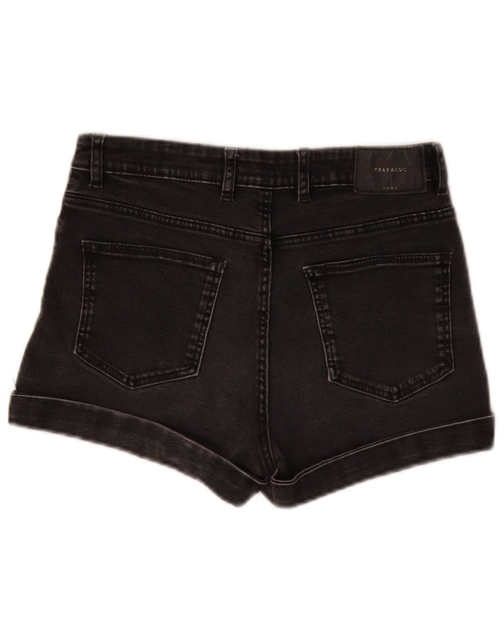 Pantaloni scurți din denim pentru femei Zara EU 36 XS W26 Negru