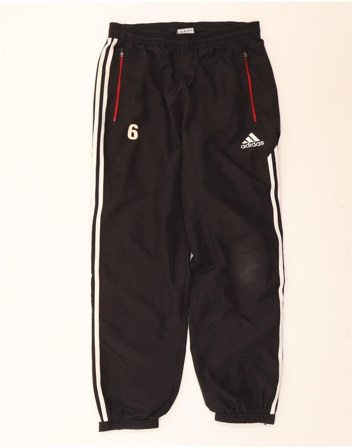 Pantaloni de trening pentru bărbați Adidas Pantaloni de jogging UK 38/40 Poliester mediu negru