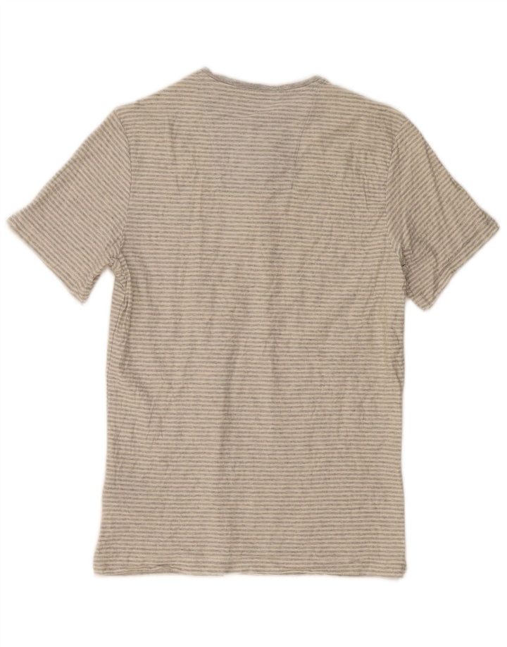 Tricou pentru bărbați Barbour Top Mediu Gri cu dungi