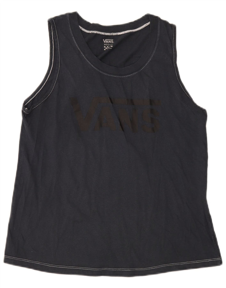 Top cu vestă grafică pentru femei Vans UK 12 Medium Bleumarin